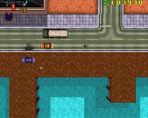 Grand Theft Auto - PS - Sony PlayStation - Ingames