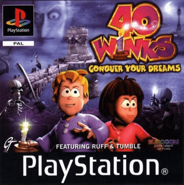 40 Winks: Conquer your Dreams - PS - Sony PlayStation - Packshots