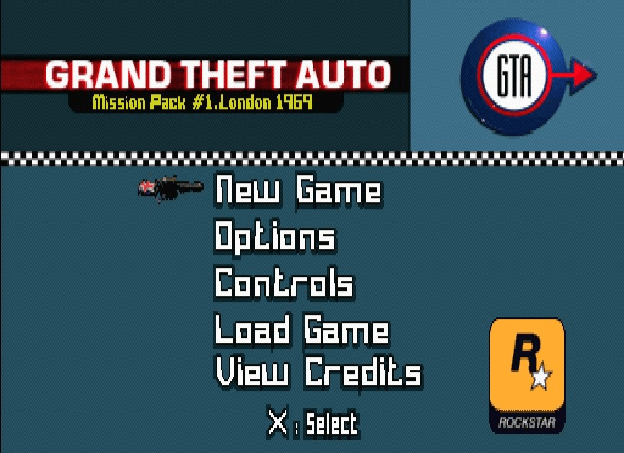 Grand Theft Auto Mission Pack #1: London 1969 - PS - Sony PlayStation - Titles