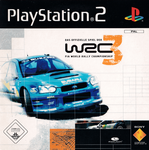 WRC 3 - PS2 - Sony PlayStation 2 - Packshots