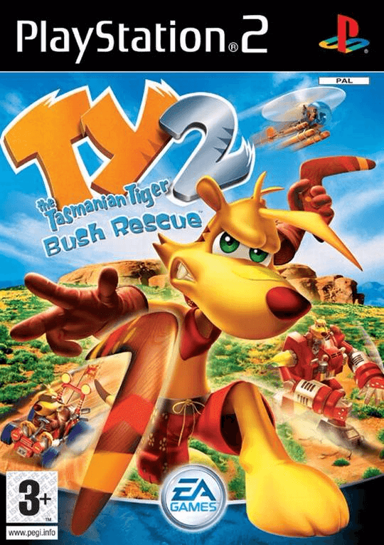 Ty the Tasmanian Tiger 2: Bush Rescue - PS2 - Sony PlayStation 2 - Packshots