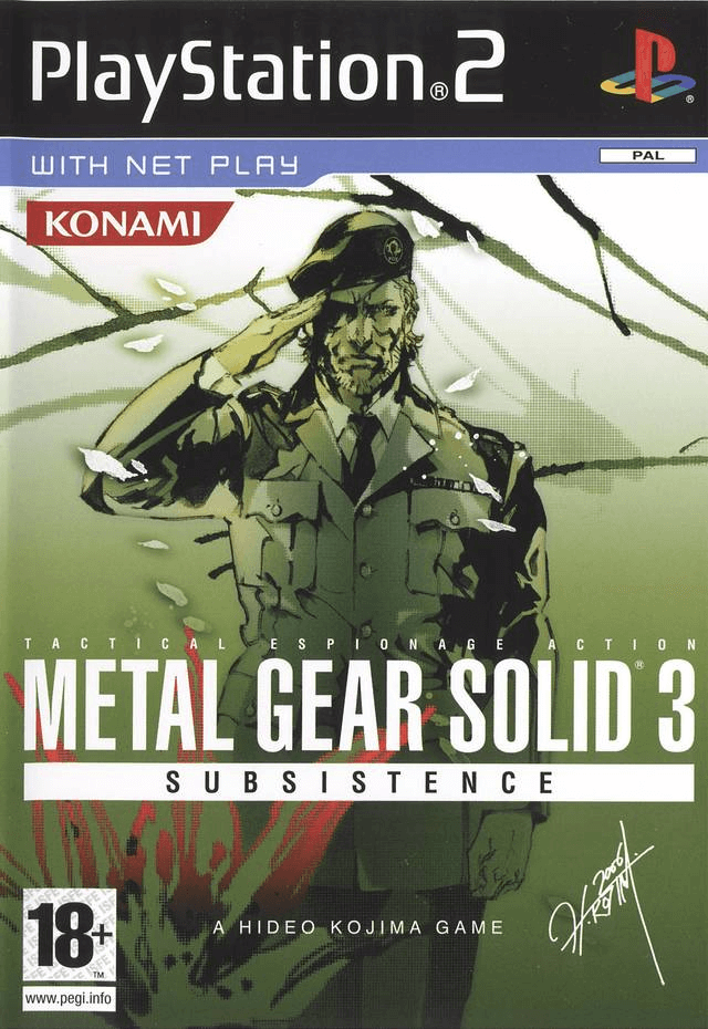Metal Gear Solid 3: Subsistence - PS2 - Sony PlayStation 2 - Packshots