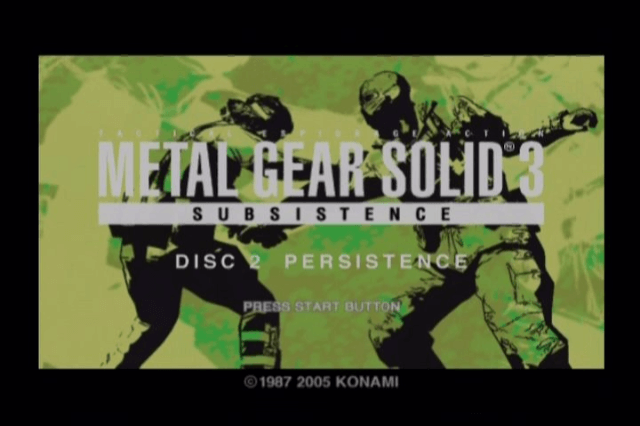 Metal Gear Solid 3: Subsistence - PS2 - Sony PlayStation 2 - Titles
