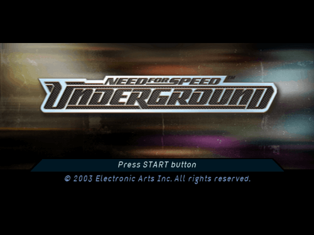Need for Speed Underground - PS2 - Sony PlayStation 2 - Titles