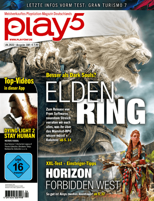 play5 Meistverkauftes PlayStation-Magazin Deutschlands - PS4 - Sony PlayStation 4