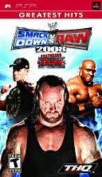 WWE SmackDown vs. Raw 2008 - PSP - Sony PlayStation Portable - Packshots