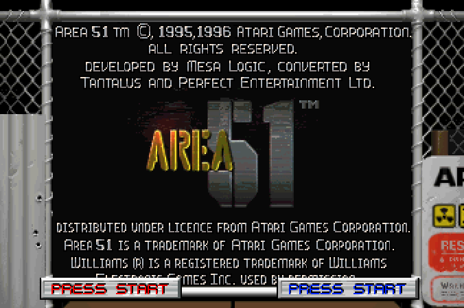 Area 51 - SATURN - Sega Saturn - Titles