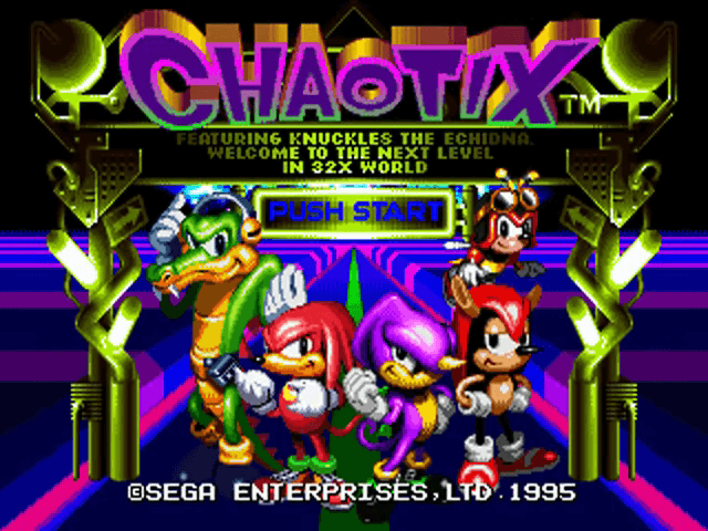 Knuckles' Chaotix - SEGA32X - Sega 32X - Titles