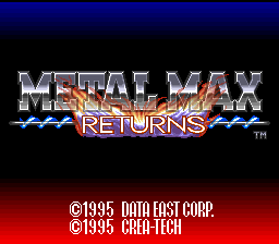 Metal Max Returns - SFC - Nintendo Super Famicom - Titles