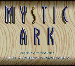 Mystic Ark - SFC - Nintendo Super Famicom - Titles
