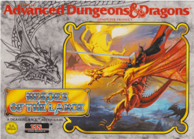 Advanced Dungeons & Dragons: Heroes Of The Lance - SINCLAIR - Sinclair ZX Spectrum
