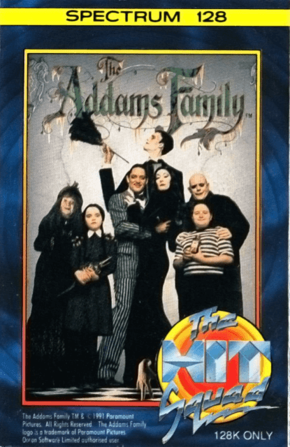 The Addams Family - SINCLAIR - Sinclair ZX Spectrum - Packshots