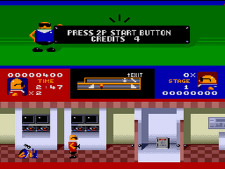 Bonanza Bros. - SMD - Sega Mega Drive - Ingames