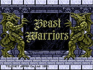 Beast Warriors - SMD - Sega Mega Drive - Titles