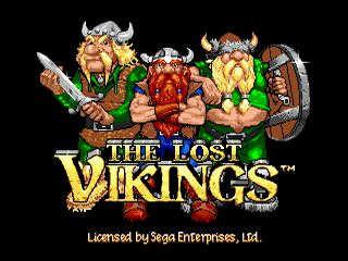 The Lost Vikings - SMD - Sega Mega Drive - Titles