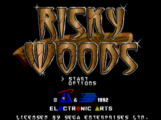 Risky Woods - SMD - Sega Mega Drive - Titles