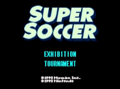 Super Soccer - SNES - Nintendo Super Nintendo Entertainment System - Titles