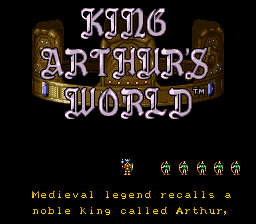 King Arthur's World - SNES - Nintendo Super Nintendo Entertainment System - Titles