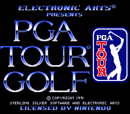 PGA Tour Golf - SNES - Nintendo Super Nintendo Entertainment System - Titles