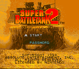Super Battletank 2 - SNES - Nintendo Super Nintendo Entertainment System - Titles