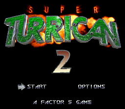 Super Turrican 2 - SNES - Nintendo Super Nintendo Entertainment System - Titles