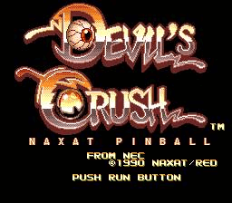 Devil's Crush - TG16 - NEC Turbo Grafx TurboChip - Titles