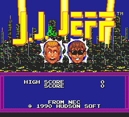 J.J. & Jeff - TG16 - NEC Turbo Grafx TurboChip - Titles