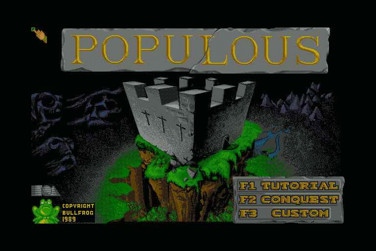 Populous - X68000 - Sharp X68000 - Titles