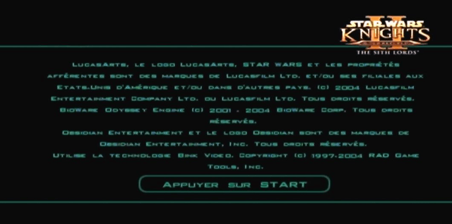 Star Wars: Knights of the Old Republic II - The Sith Lords - XBOX - Microsoft Xbox - Titles
