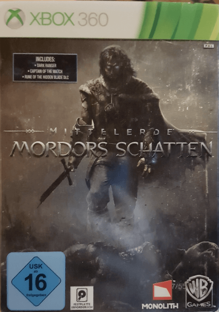 Mittelerde: Mordors Schatten - XBOX360 - Microsoft Xbox 360 - Packshots